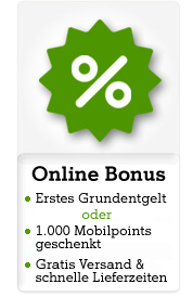Online Bonus - Bei MyNext und Erstanmeldung